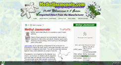 Desktop Screenshot of methyljasmonate.com